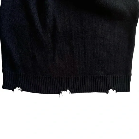 Broken Promises NWT Hoodie Graveyard Knit Sweater Top - Picture 6 of 13